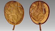 Kelyaut (frame drum), Northern Alaskan Eskimo; Family: Eskimavan, Willow wood, various materials, Native American (Inuit,   Iñupiaq probably)